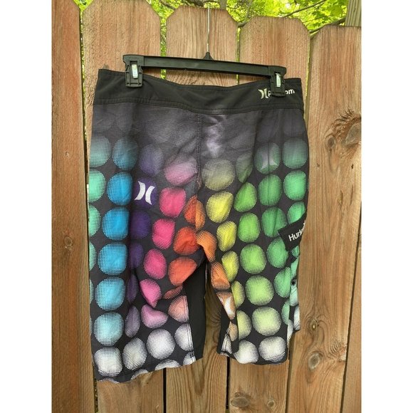Boys Youth Hurley Rainbow Phantom Boardshorts Size 16 Swim Trunks Shorts - Picture 3 of 7